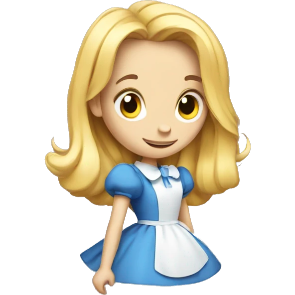 Alice in wonderland emoji