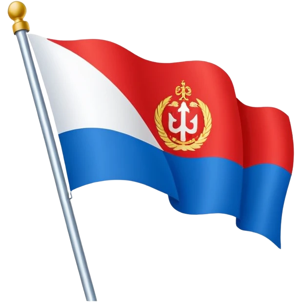 Create an ios style emoji of Khabarovskiy krai flag emoji