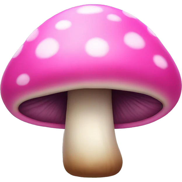 Pink mushroom  emoji