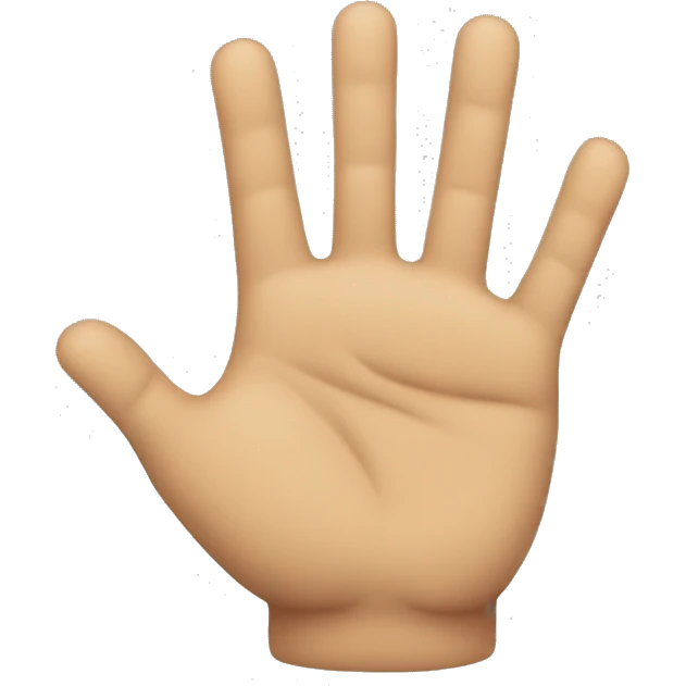 Mano con puño cerrado tumbada emoji