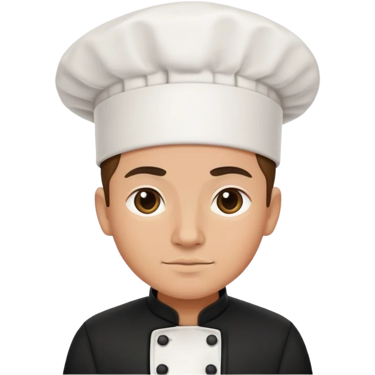 chef in black emoji