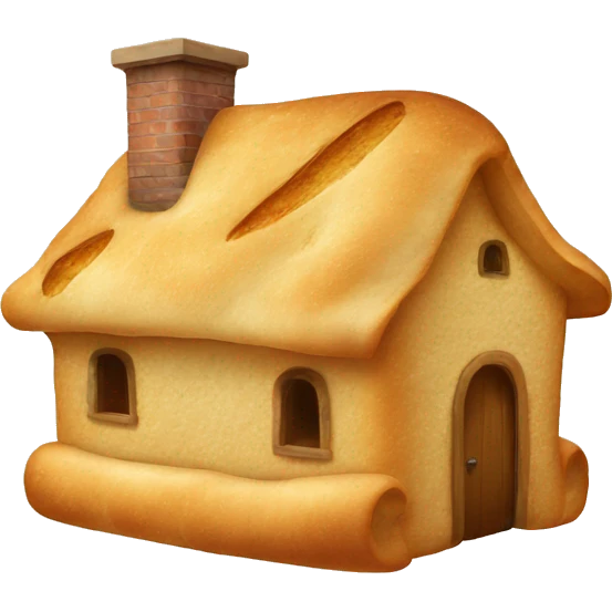 House made of bread emoji