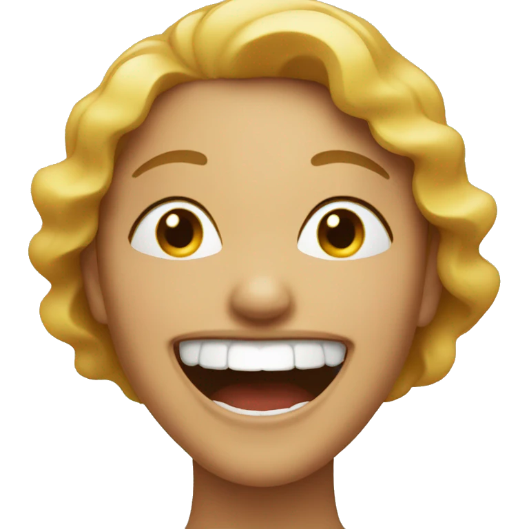 Woman laughing  emoji