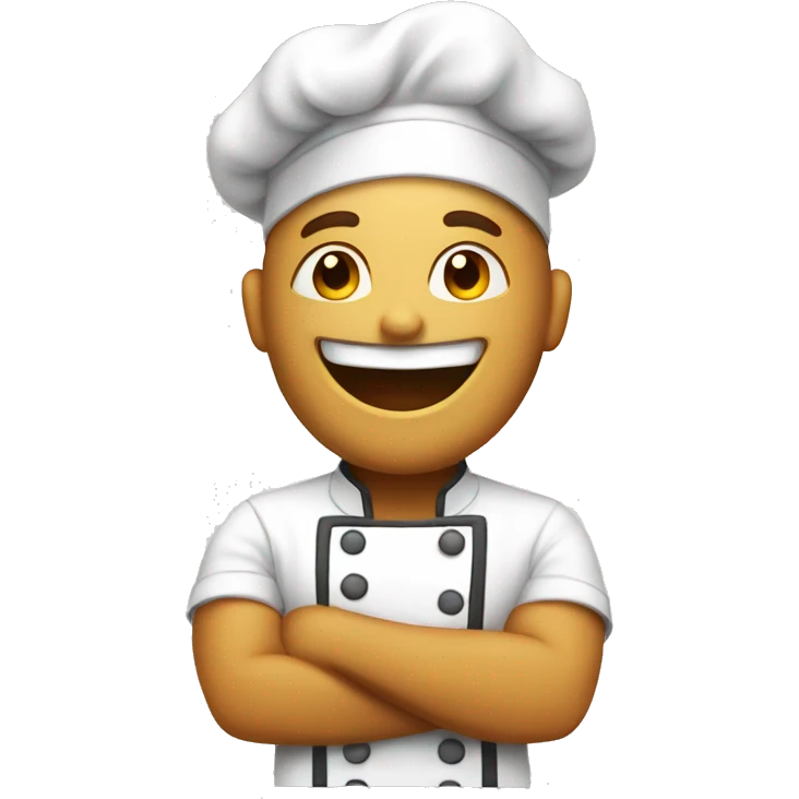 pastry chef happy emoji