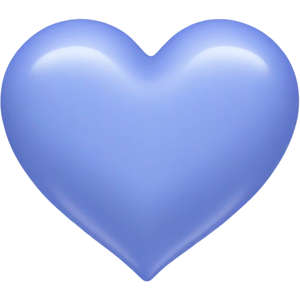 Periwinkle heart emoji