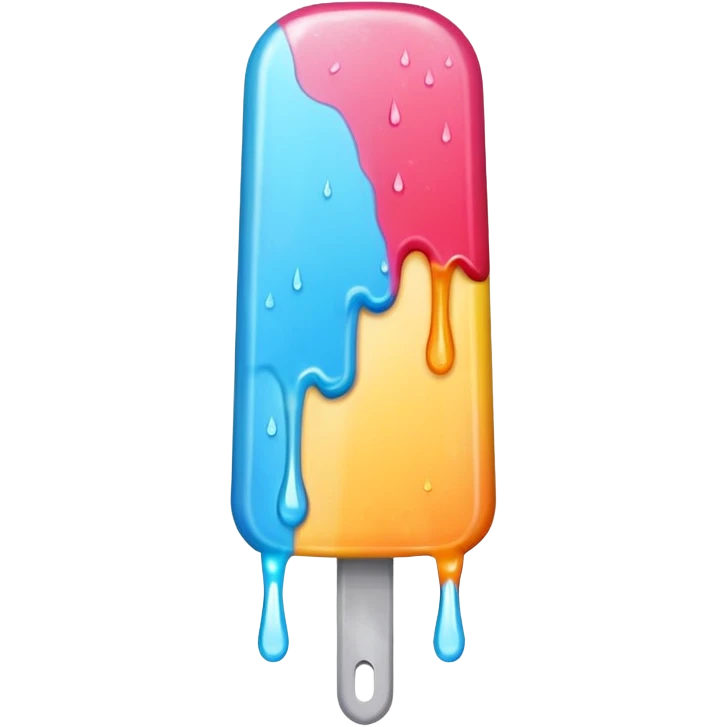 Popsicle: colorful emoji