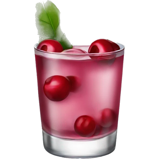 Vodka Cranberry emoji