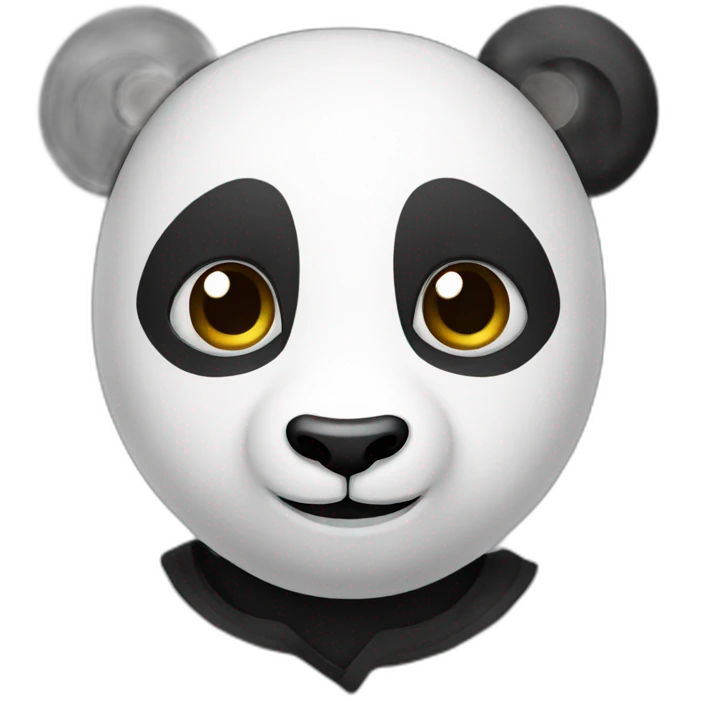 Human panda emoji