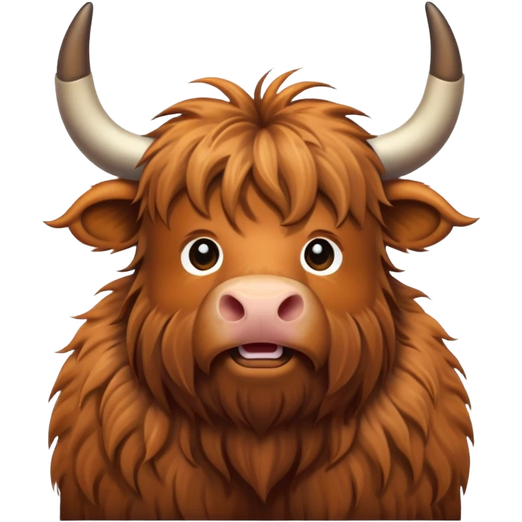 Highland cow emoji