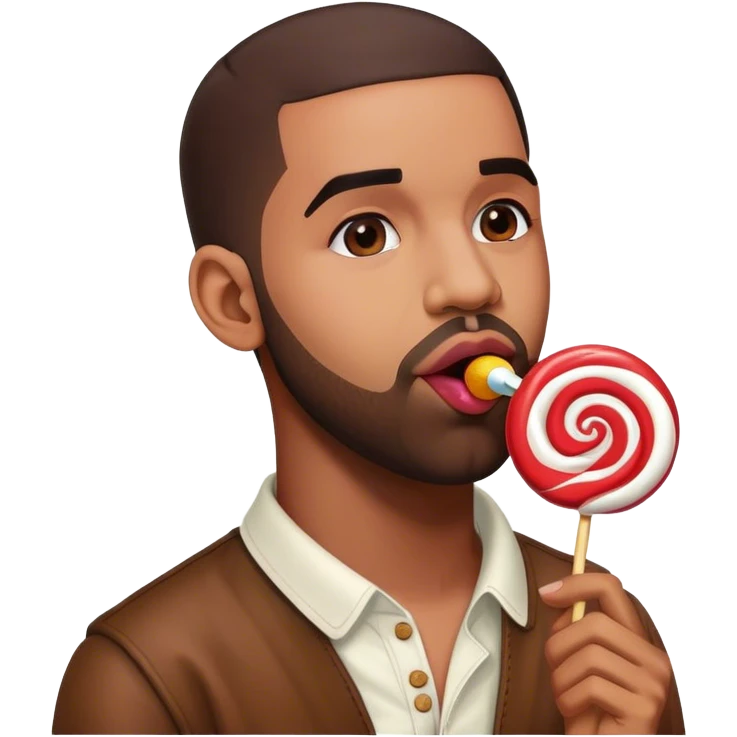 drake licking a lollipop  emoji