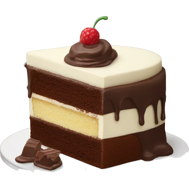 Cake chocolate emoji