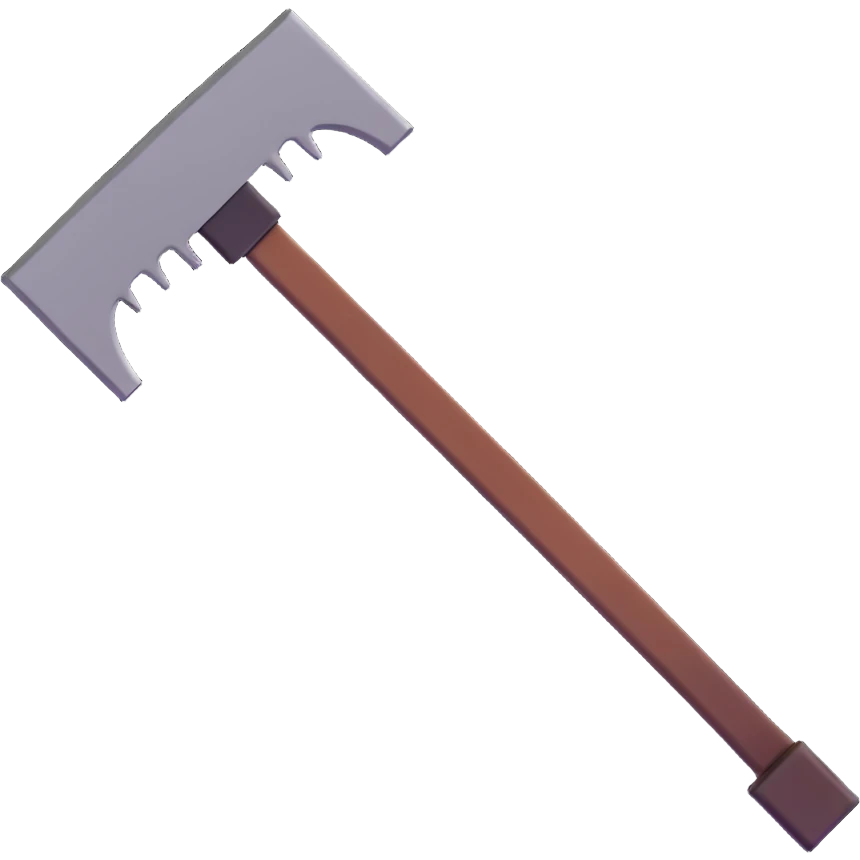 Minecraft pickaxe emoji