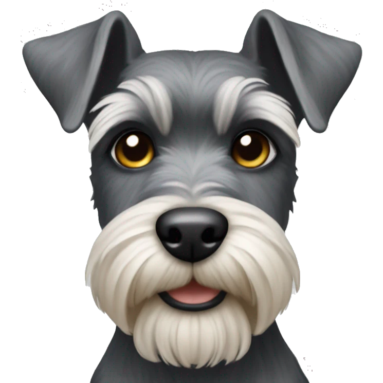 Miniature schnauzer emoji