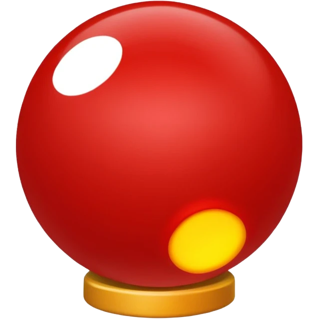 bolinha sólida vermelha para marcar início de frase emoji