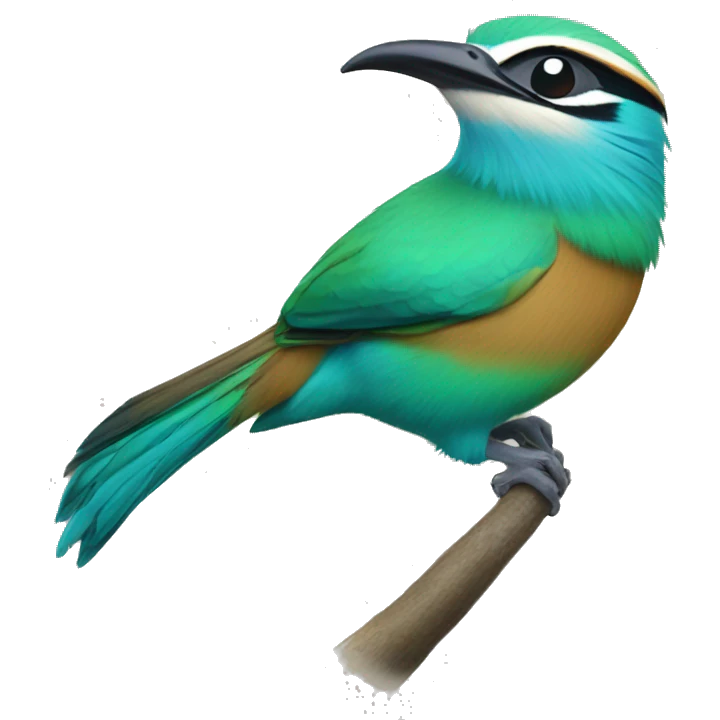 Turquoise-browed motmot Emoji emoji