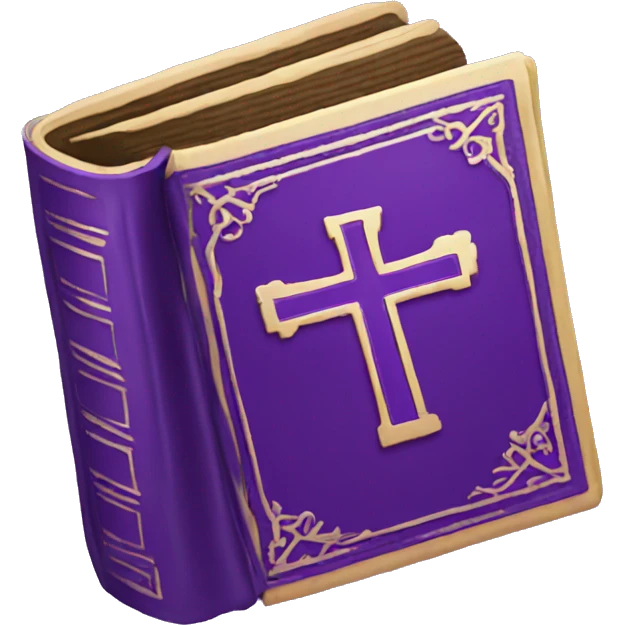 Purple Bible emoji