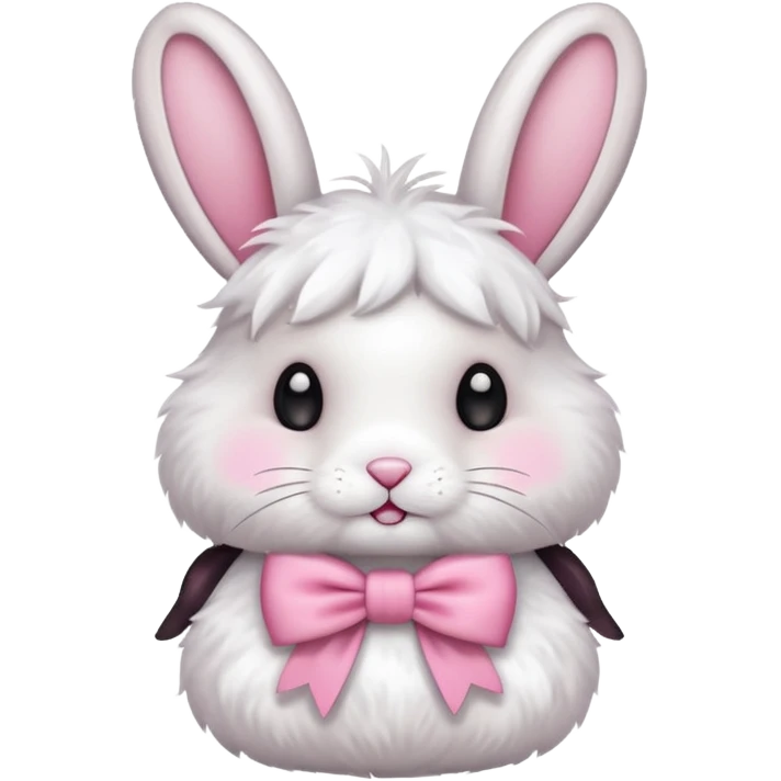 rabbit wear the bowknot emoji