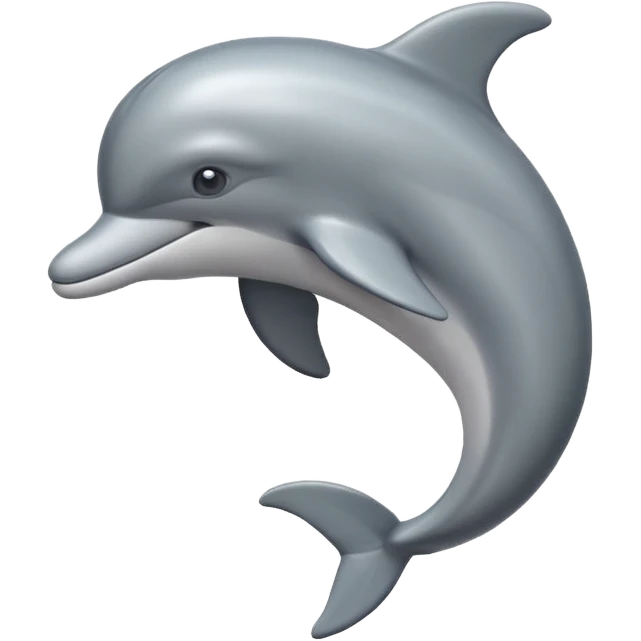 dolphin, apple emoji style emoji