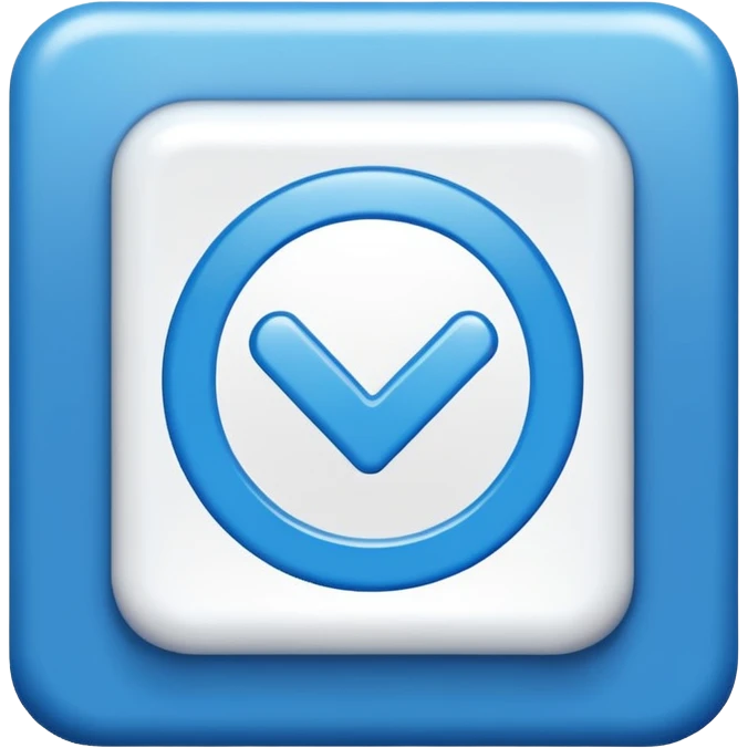 I want a blue background and a white checkmark inside it emoji which I will call the "Fake Roblox Verified Badge Emoji" and the blue background should be square and it should be the "🟦" emoji being the background emoji