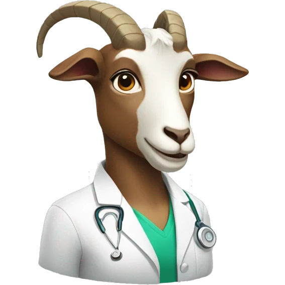 Dr. Goat Female emoji