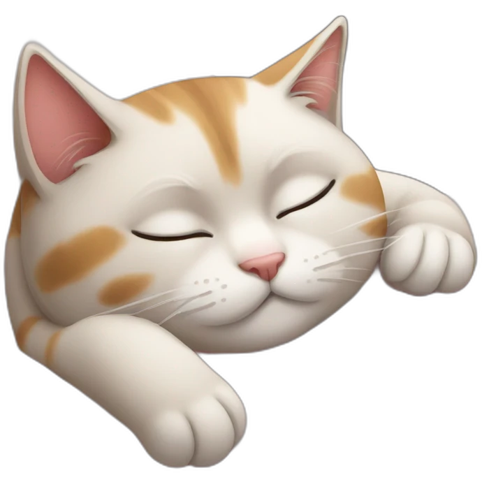 sleepy cat emoji