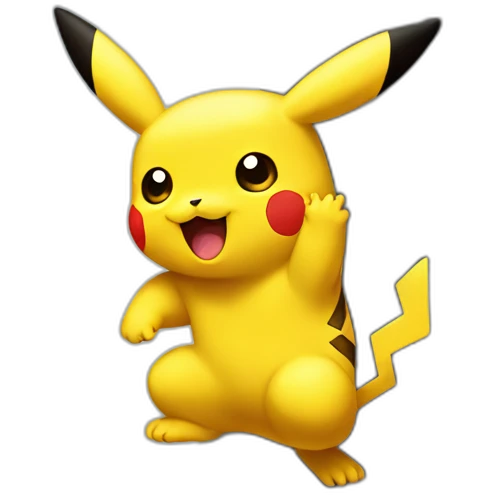 climbing pikachu emoji