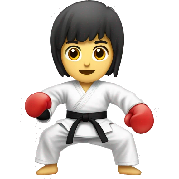 Crear un  emoj donde la imagen seaun dobook de taekwondo itf emoji