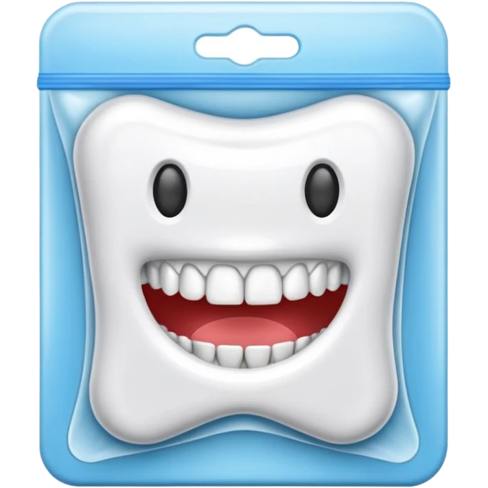 pack of dental thread  emoji