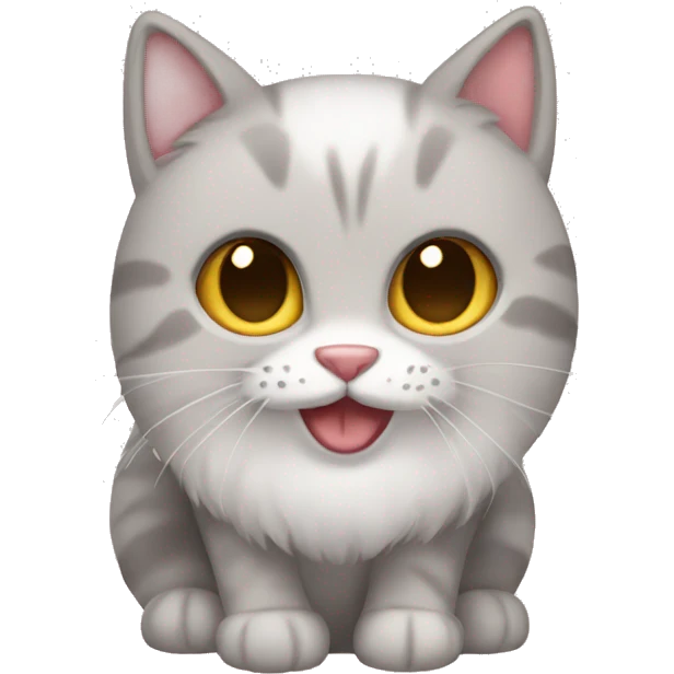 kitty con peluche emoji