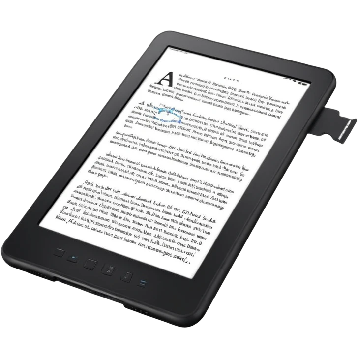 BLACK KINDLE WITH A PAGE WHERE IT SAYS HUB 22 AMERICA emoji