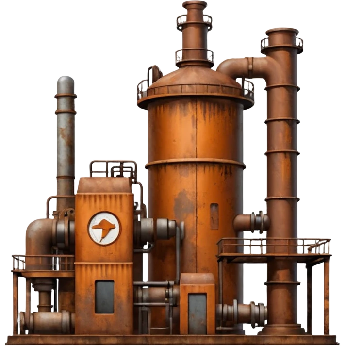 oil pumping station steel  emoji