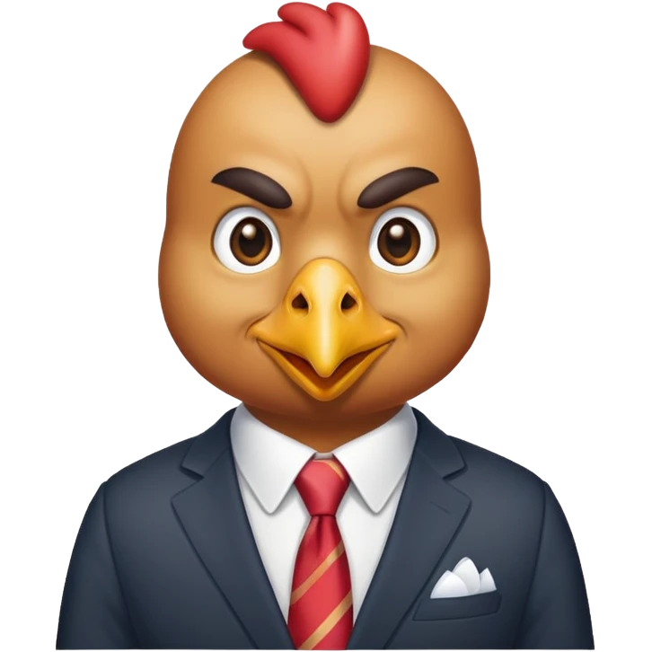 Chicken man emoji