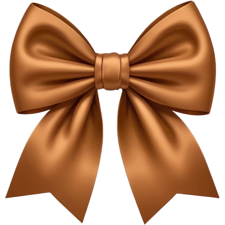 Brown bow emoji
