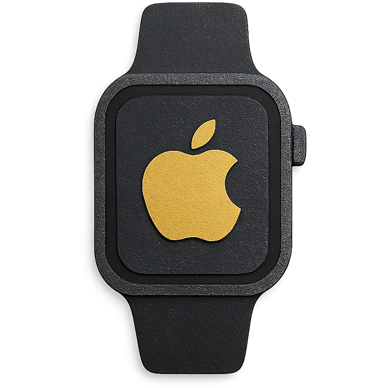 black apple watch emoji