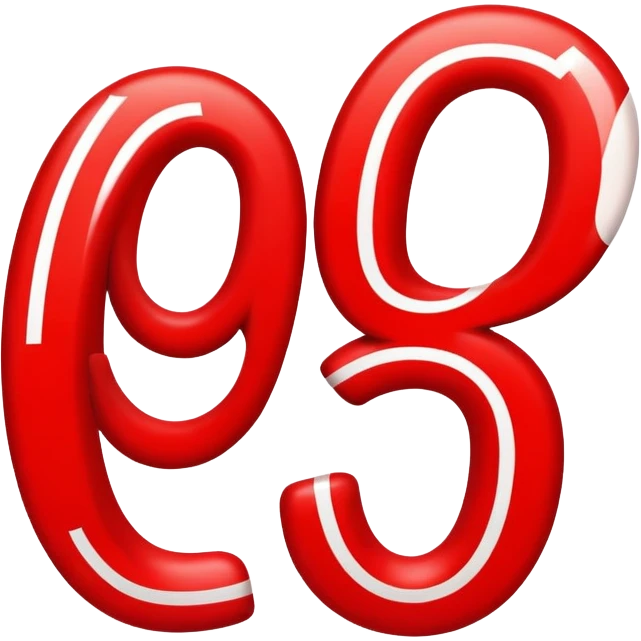 Bold red number 1000 with energetic double underlines like the 100 emoji, vibrant and dynamic design conveying extreme approval and excitement emoji