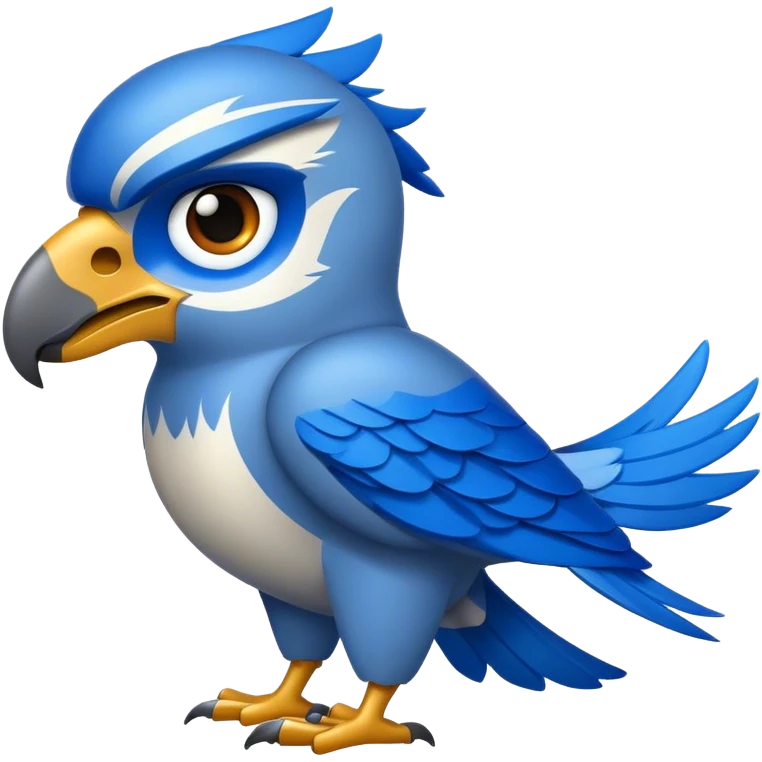 Blue falcon emoji