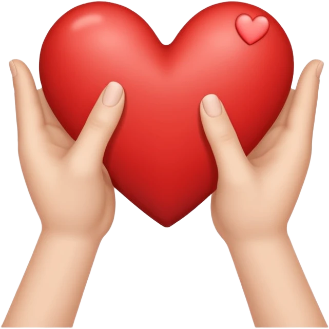 Make a hand heart emoji