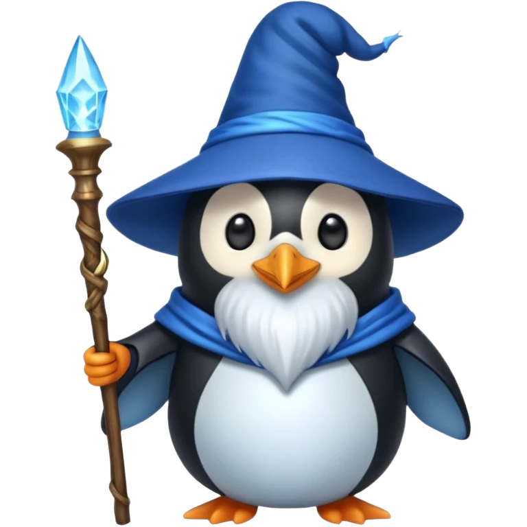 Penguin Wizard emoji