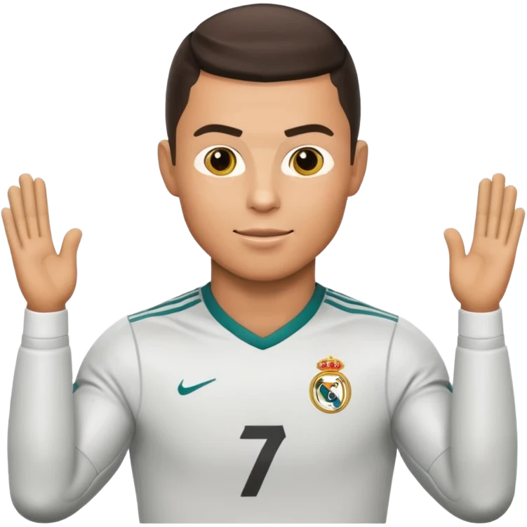 Cristiano Ronaldo football emojis emoji