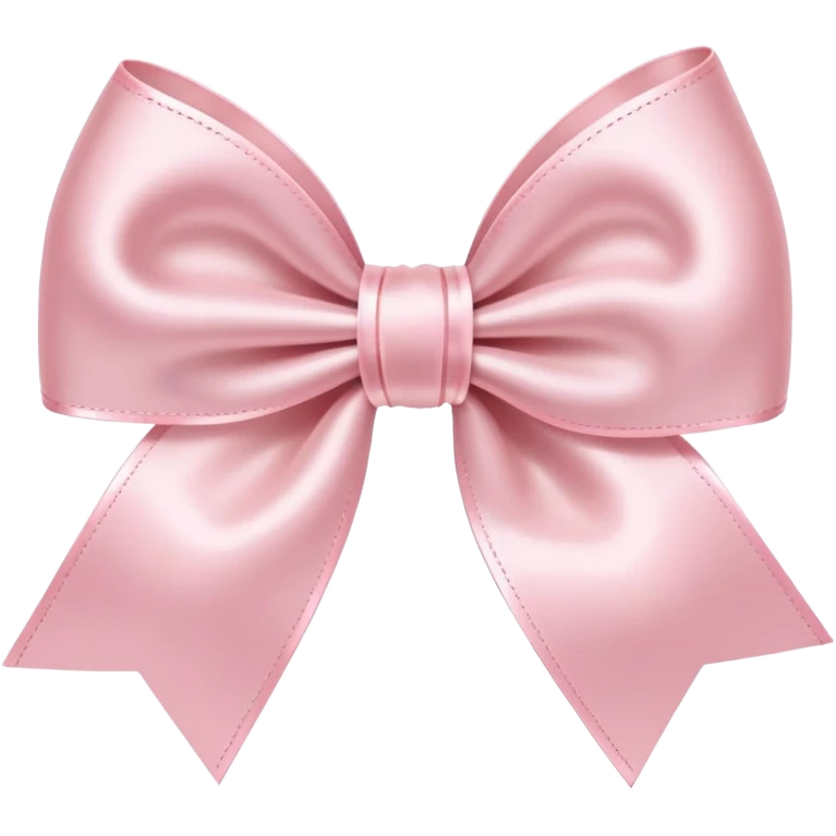 light pink bow on light pink bow emoji