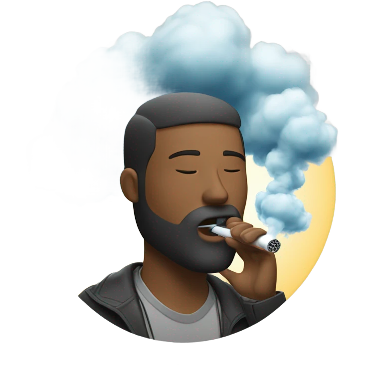 Guy vap emoji