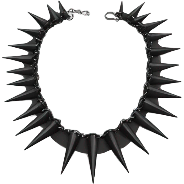 spiked choker emoji