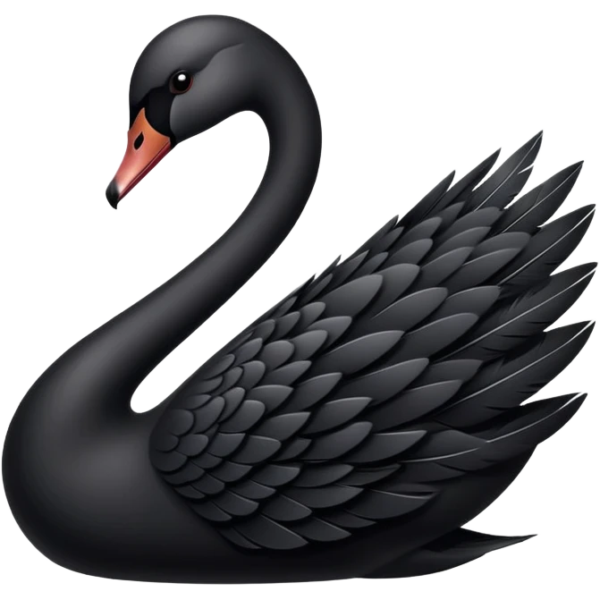 Black swan emoji