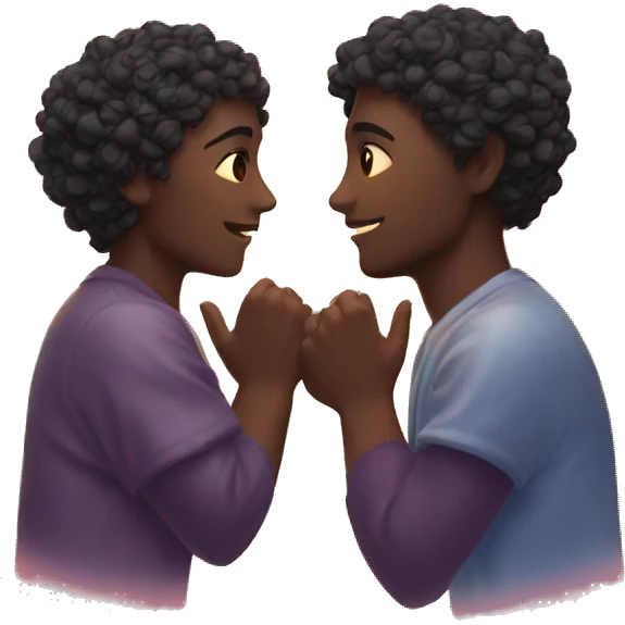 Twin flames in love emoji