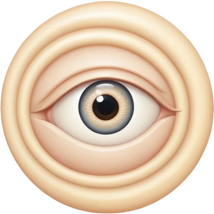 Single eye with spiral dizzy effect emoji