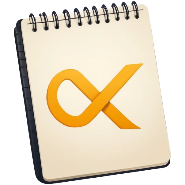 Close-up of a bold checkmark written in thick strokes on a notebook page. Minimalist, modern style with clean lines, focusing on the large checkmark emoji