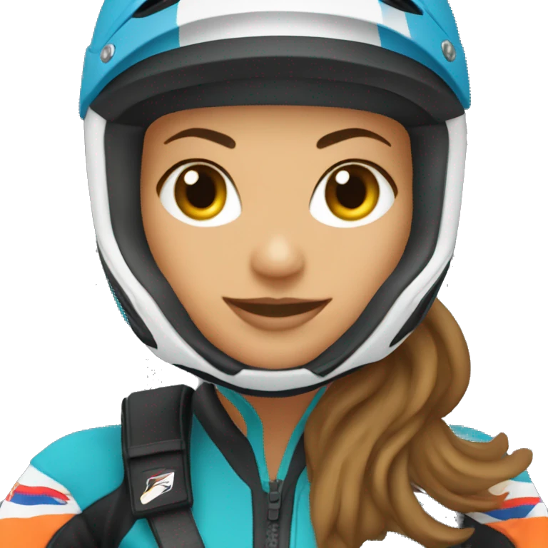 motocross women emoji