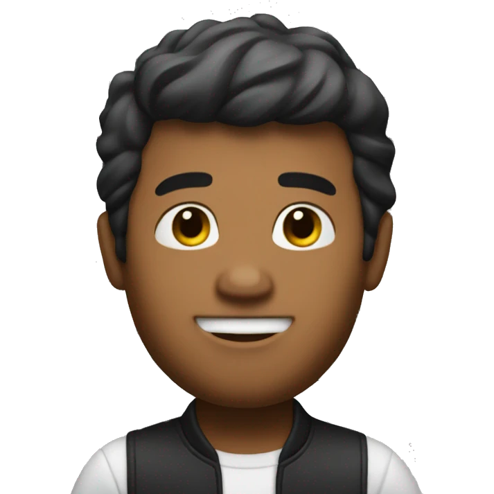 My memoji, behind bars emoji