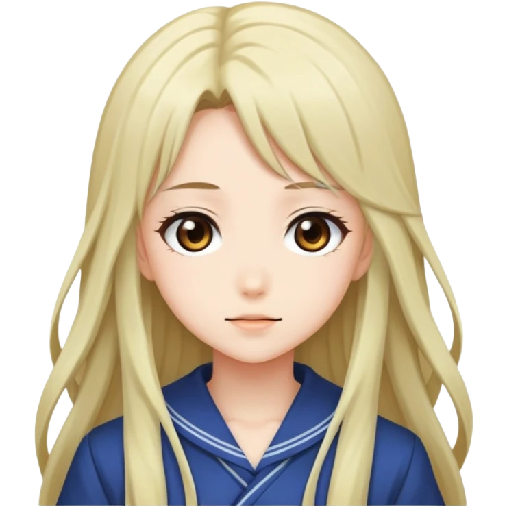 Anime girl emoji