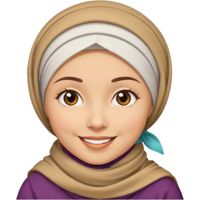 truthahn mit kopftuch emoji